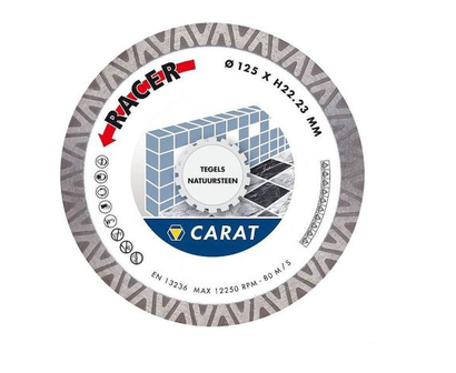 Carat CDB racer zaagblad tegels-natuursteen 230x22.23mm CDB23030000