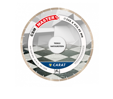 Carat zaagblad Keramiek CSM Master 350x25.4 CSMM350400