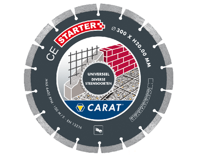Carat diamantzaag &Oslash; 300x20.0mm CE Starter Universeel CNEC300500