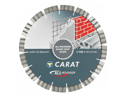 Carat CE master diamantdroogzaag 230X22,23mm CEM2303000