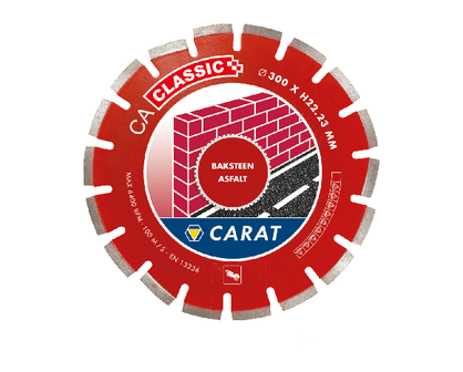 Carat CA classic Rood diamantzaag &Oslash;350x20.0mm Laser Baksteen/Asfalt CAC3502000