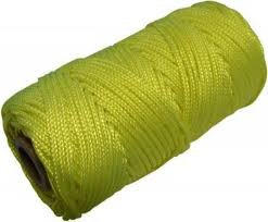 Polyester klosje fluor groen 1,5mm L=50m