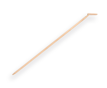 Schoffelsteel Tauari met druppelkruk en excentrische punt 160 cm